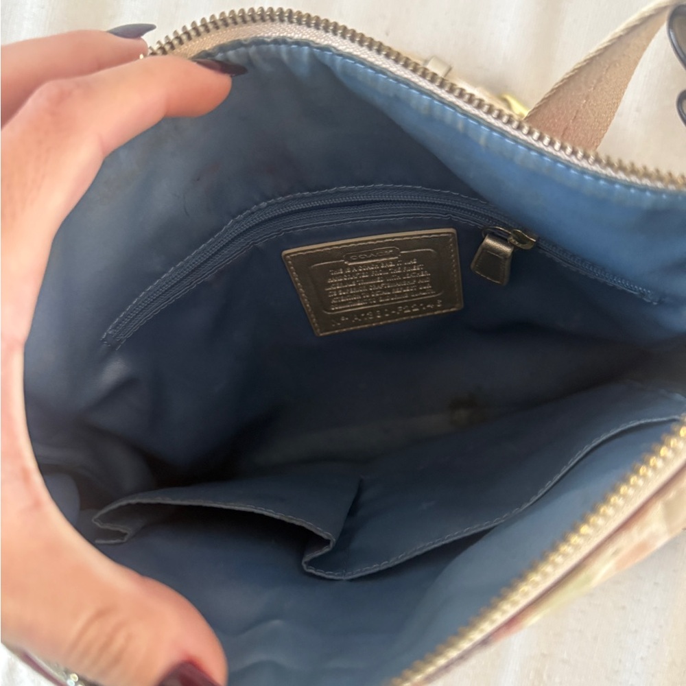 Poppy coach y2k stripped crossbody - Picture 6 of 7